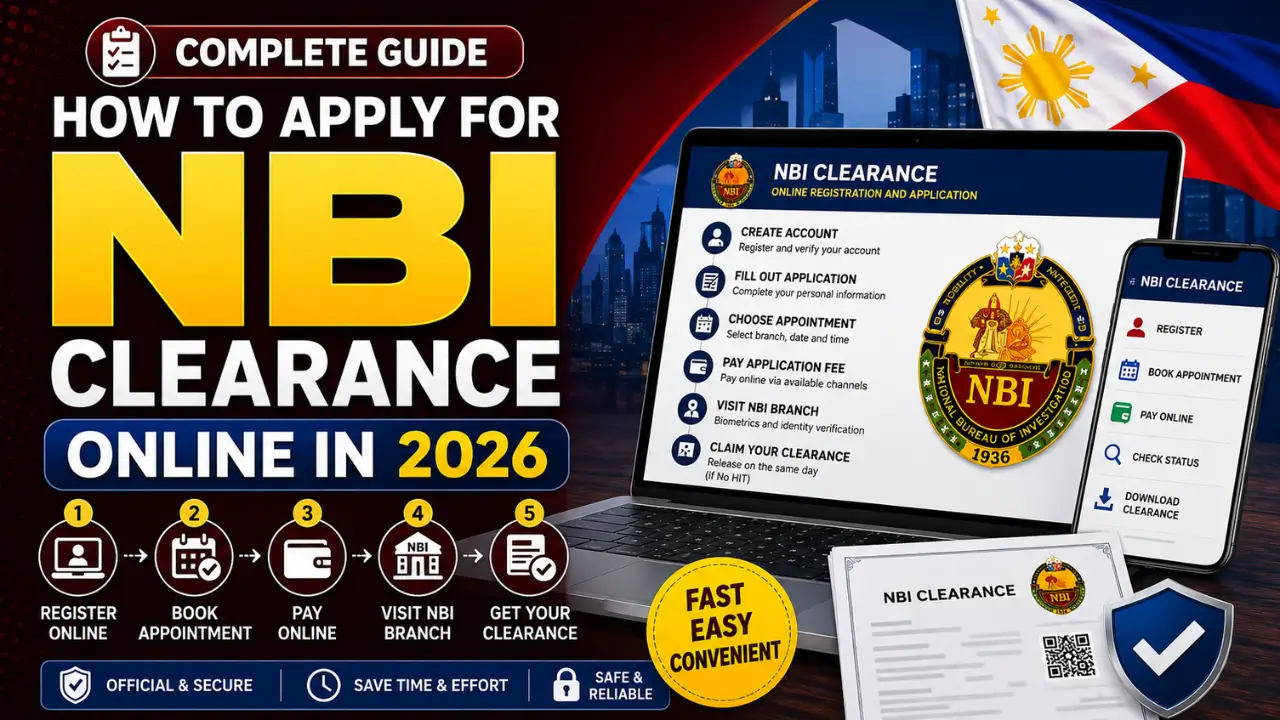 How to Apply for NBI Clearance Online in 2026 (Complete Guide)