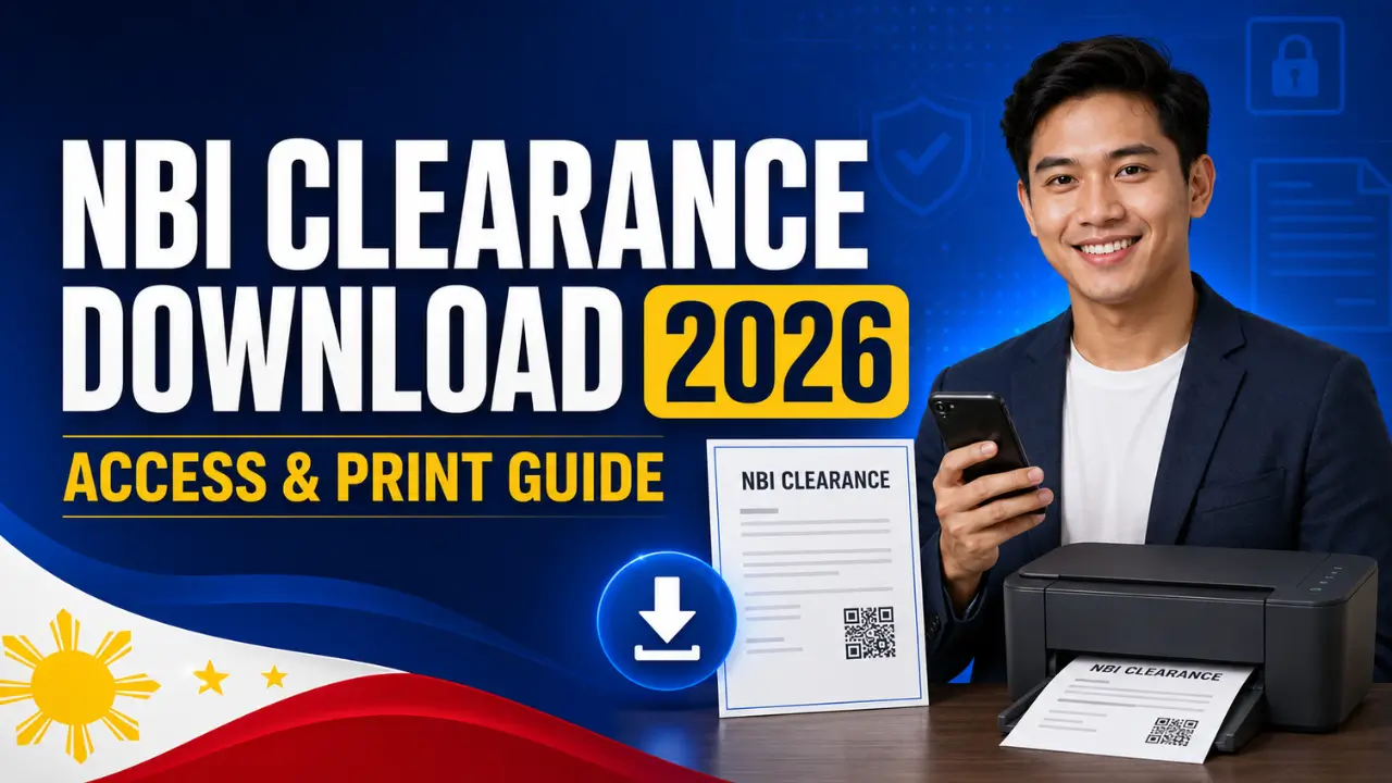 NBI Clearance Download 2026 How to Access and Print Your Clearance